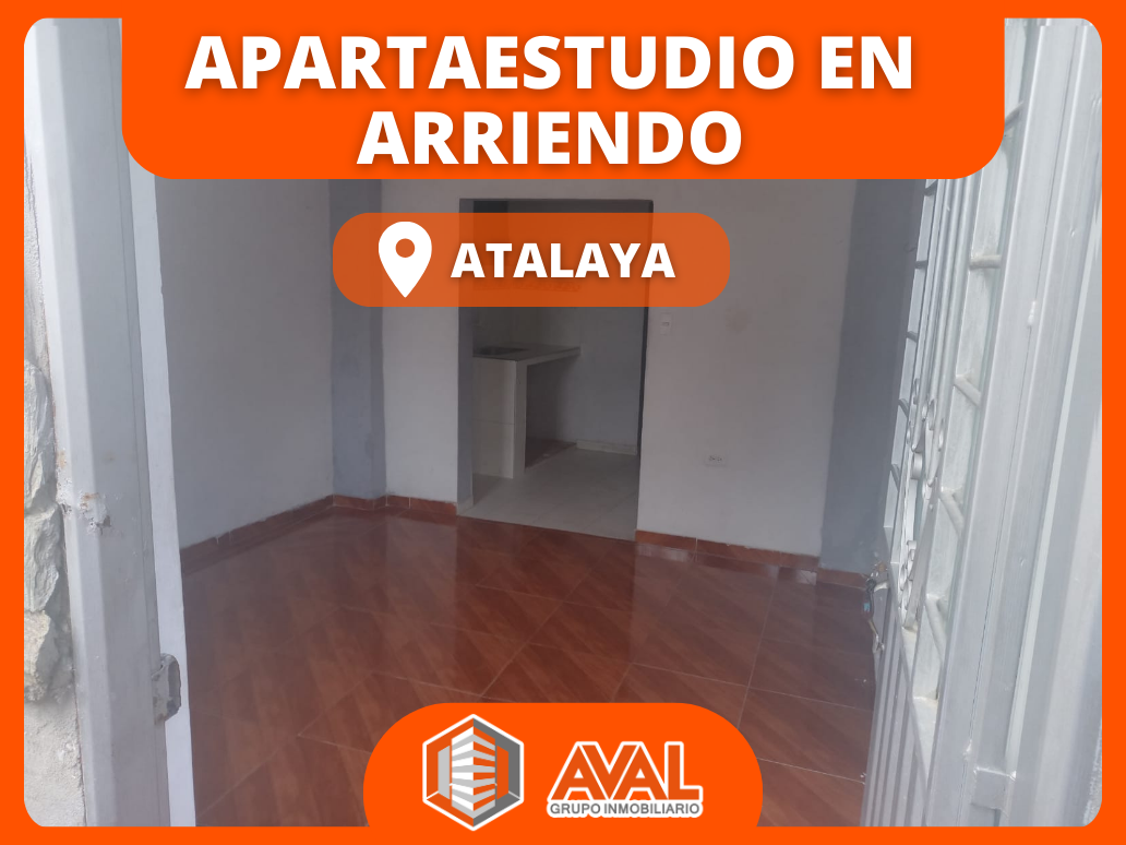 APARTAESTUDIO EN ARRIENDO, ATALAYA- ID 1739🤩