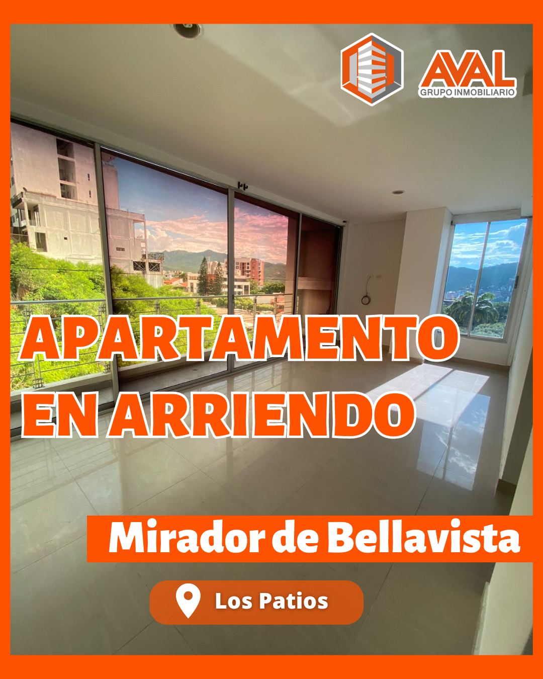 APARTAMENTO EN ARRIENDO, UBICADO EN LOS PATIOS, CONJUNTO MIRADOR DE BELLAVISTA🤩