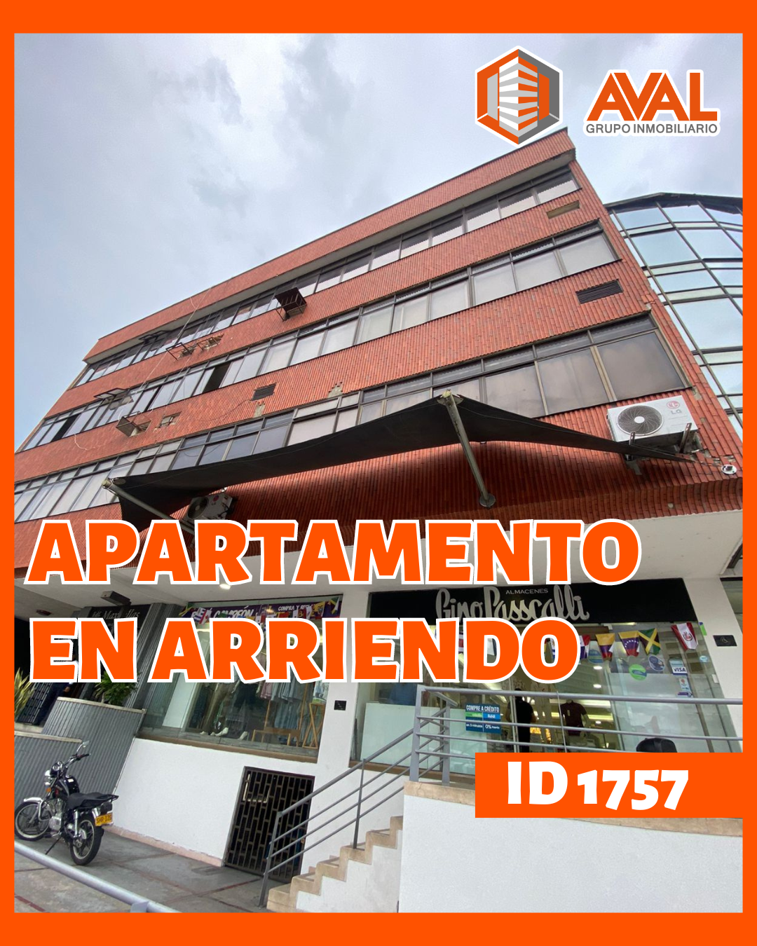 APARTAMENTO EN ARRIENDO, AVENIDA DIAGONAL SANTANDER, ID 1757🤩