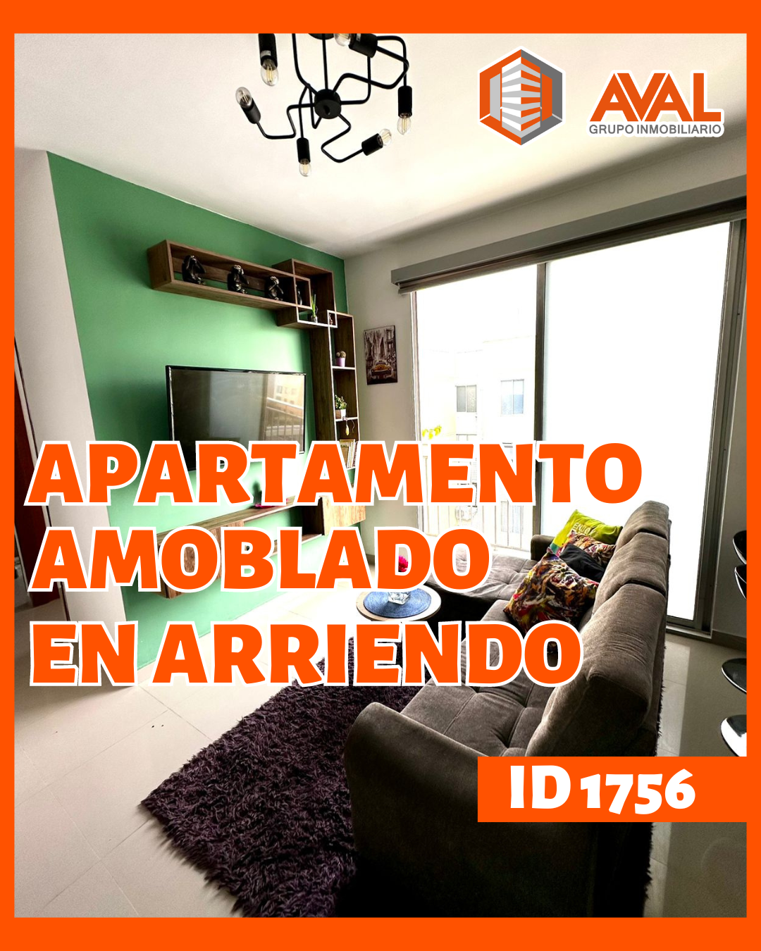 APARTAMENTO AMOBLADO EN ARRIENDO, CONJUNTO BONAIRE, PRADOS DEL ESTE- ID 1756🤩