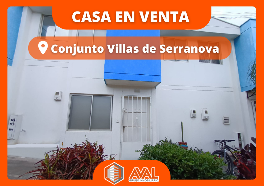 CASA EN VENTA, UBICADA EN EL CONJUNTO VILLAS DE SERRANOVA, SECTOR TRAPICHES – VILLA DEL ROSARIO🤩