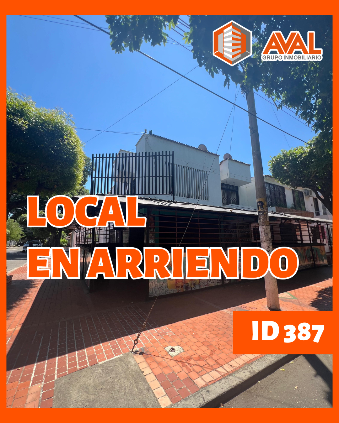 LOCAL EN ARRIENDO, UBICADO EN LA AVENIDA LOS FAROLES, CERCA A LA UFPS – ID 387 🤩