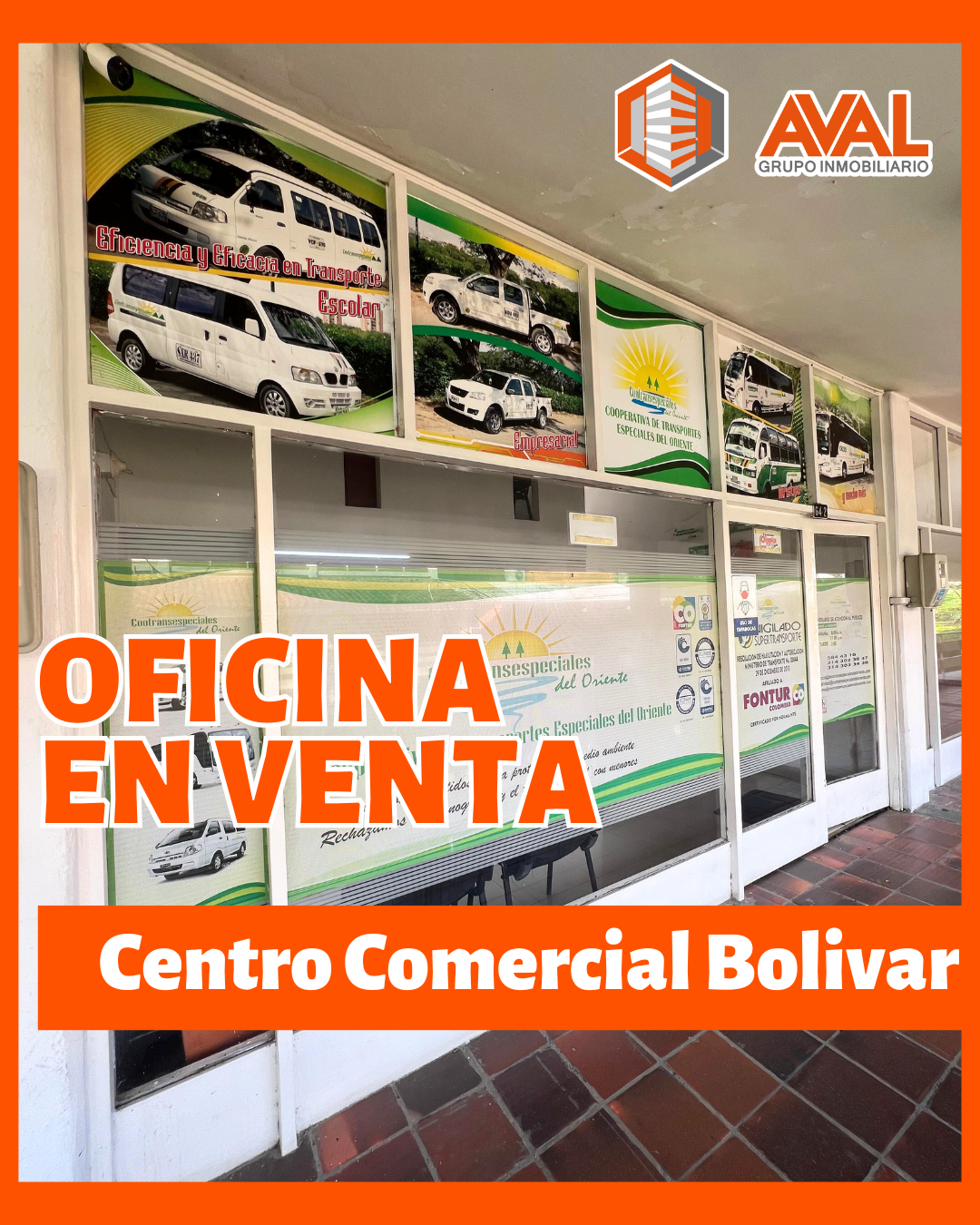 OFICINA EN VENTA, UBICADA EN EL CENTRO COMERCIAL BOLIVAR- ID 1808🤩