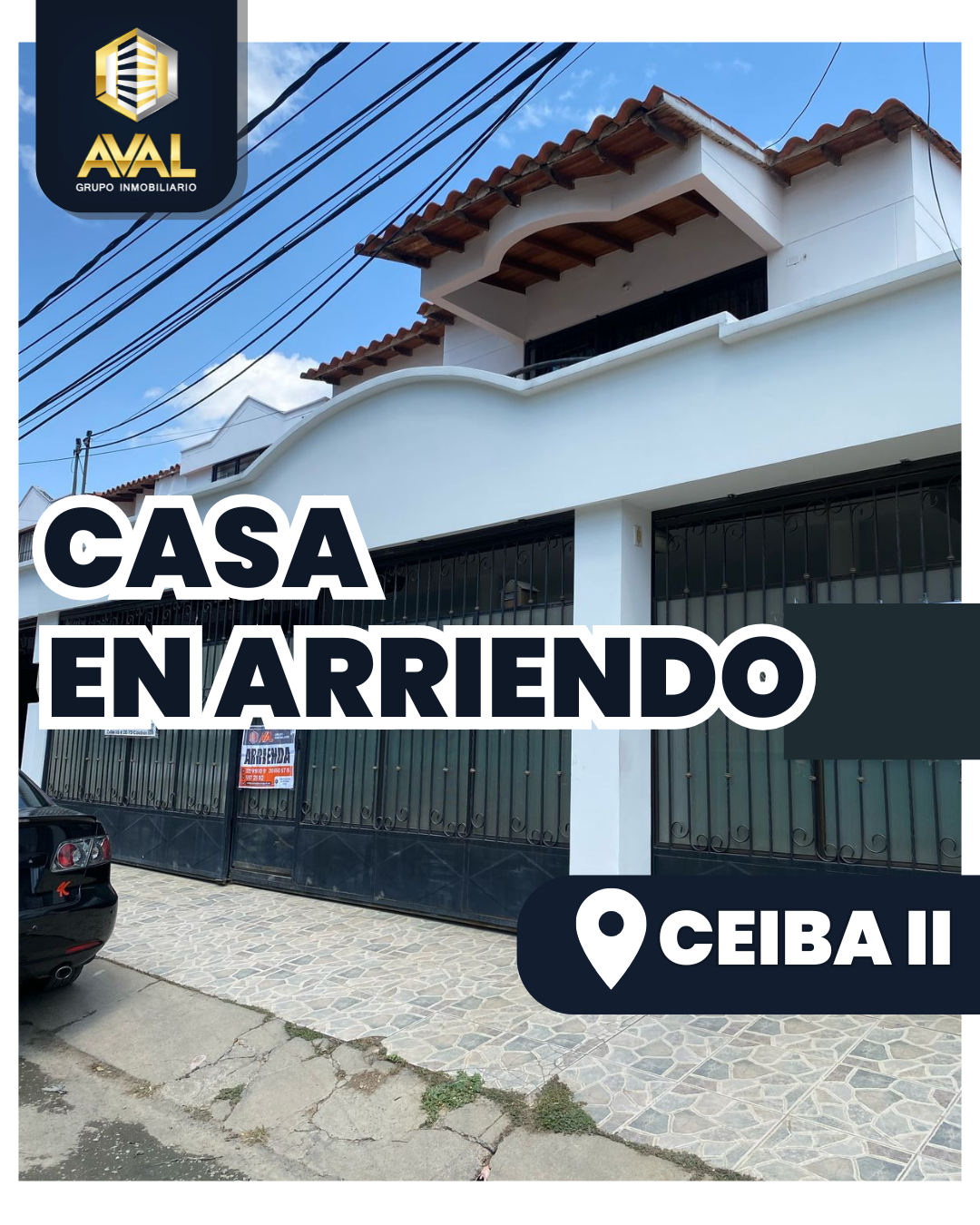 CASA EN ARRIENDO, UBICADA EN CEIBA II🤩