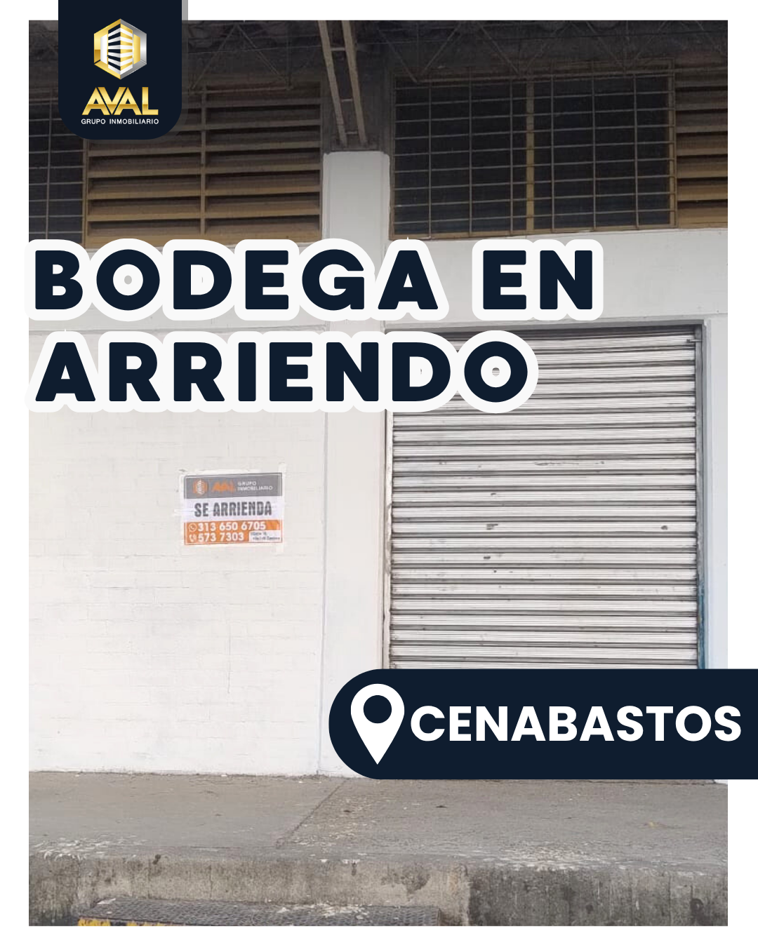 BODEGA EN ARRIENDO, UBICADA EN CENABASTO🤩