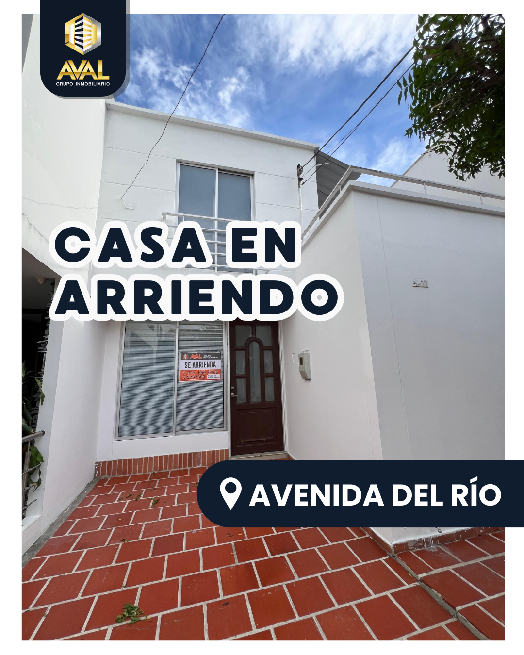 CASA EN ARRIENDO, UBICADA EN AVENIDA DEL RÍO, CONJUNTO CERRADO🤩