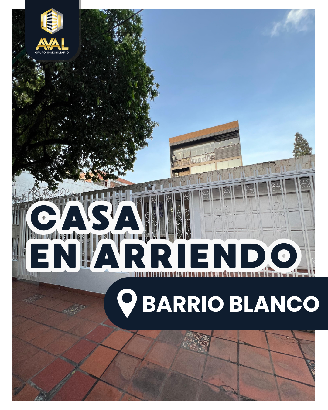 CASA EN ARRIENDO, UBICADA EN BARRIO BLANCO🤩
