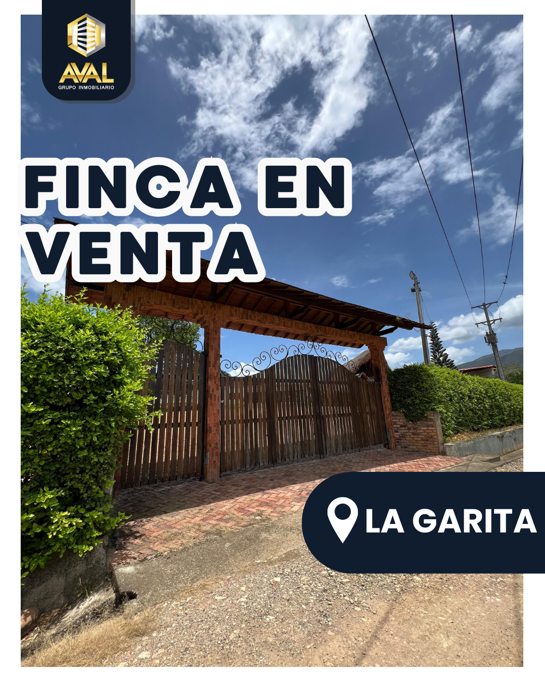 FINCA VENTA, UBICADA EN LA GARITA🤩