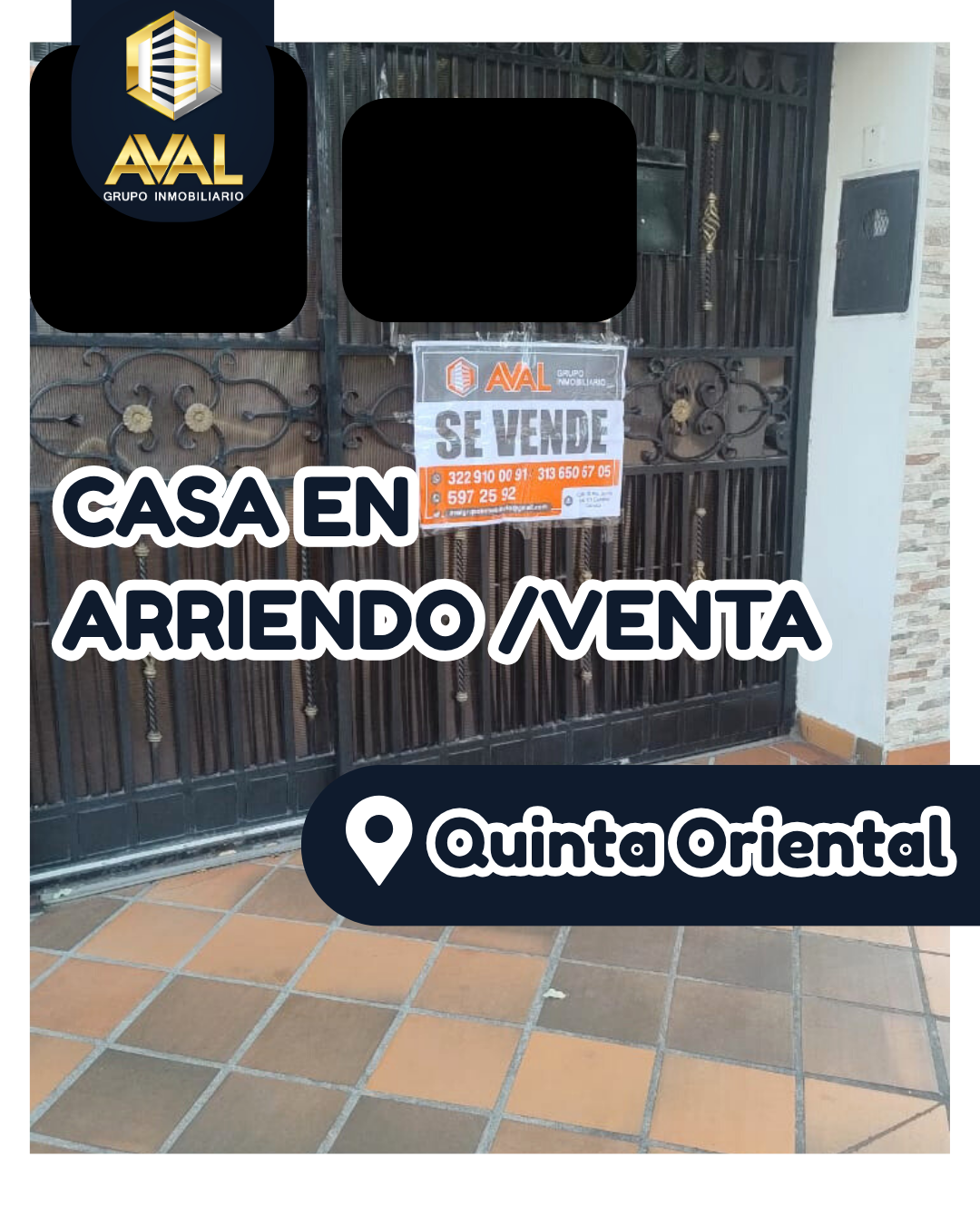 CASA EN ARRIENDO / VENTA, UBICADA EN QUINTA ORIENTAL 🤩
