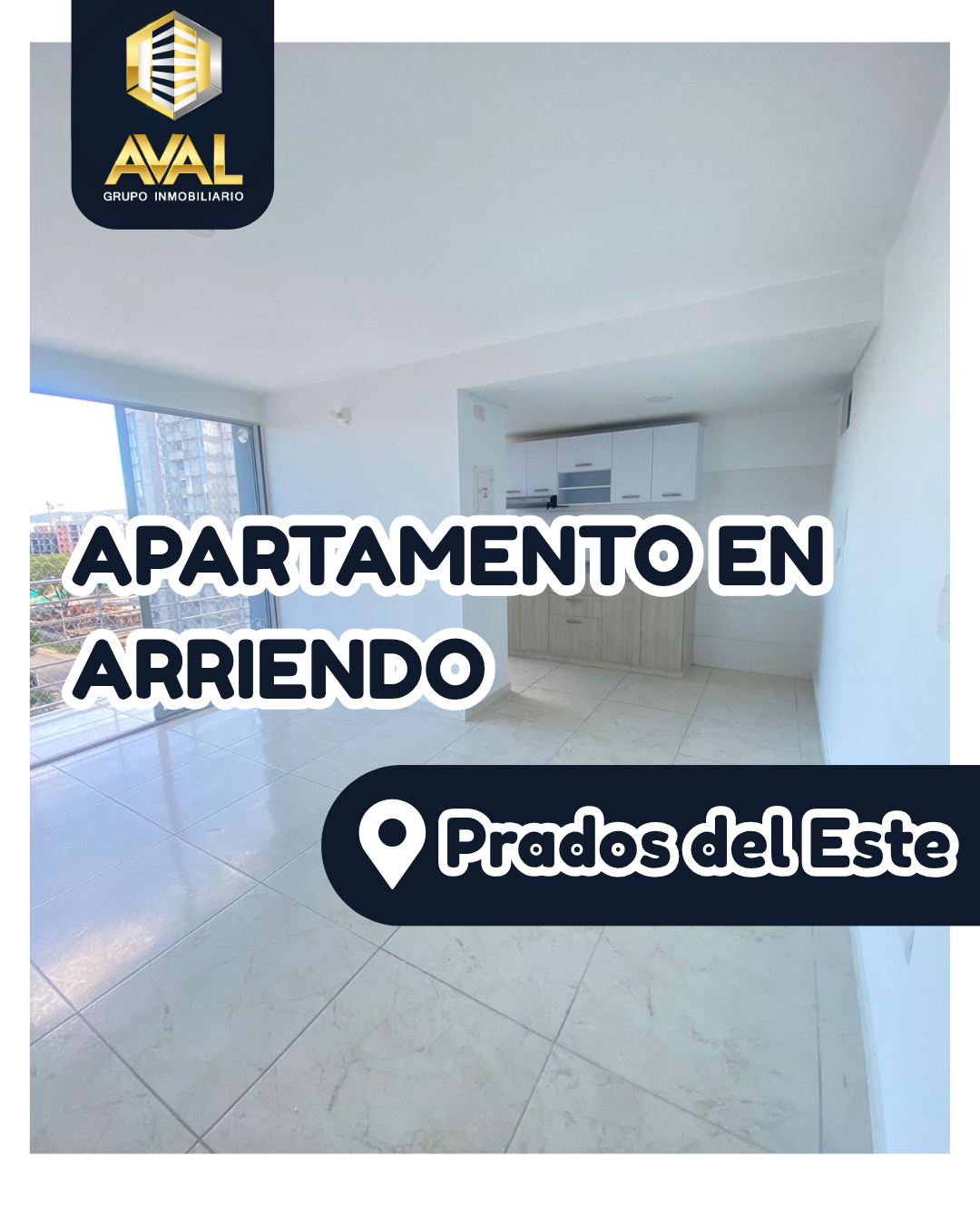 APARTAMENTO EN ARRIENDO, UBICADO EN PRADOS DEL ESTE- ID 1541 🤩