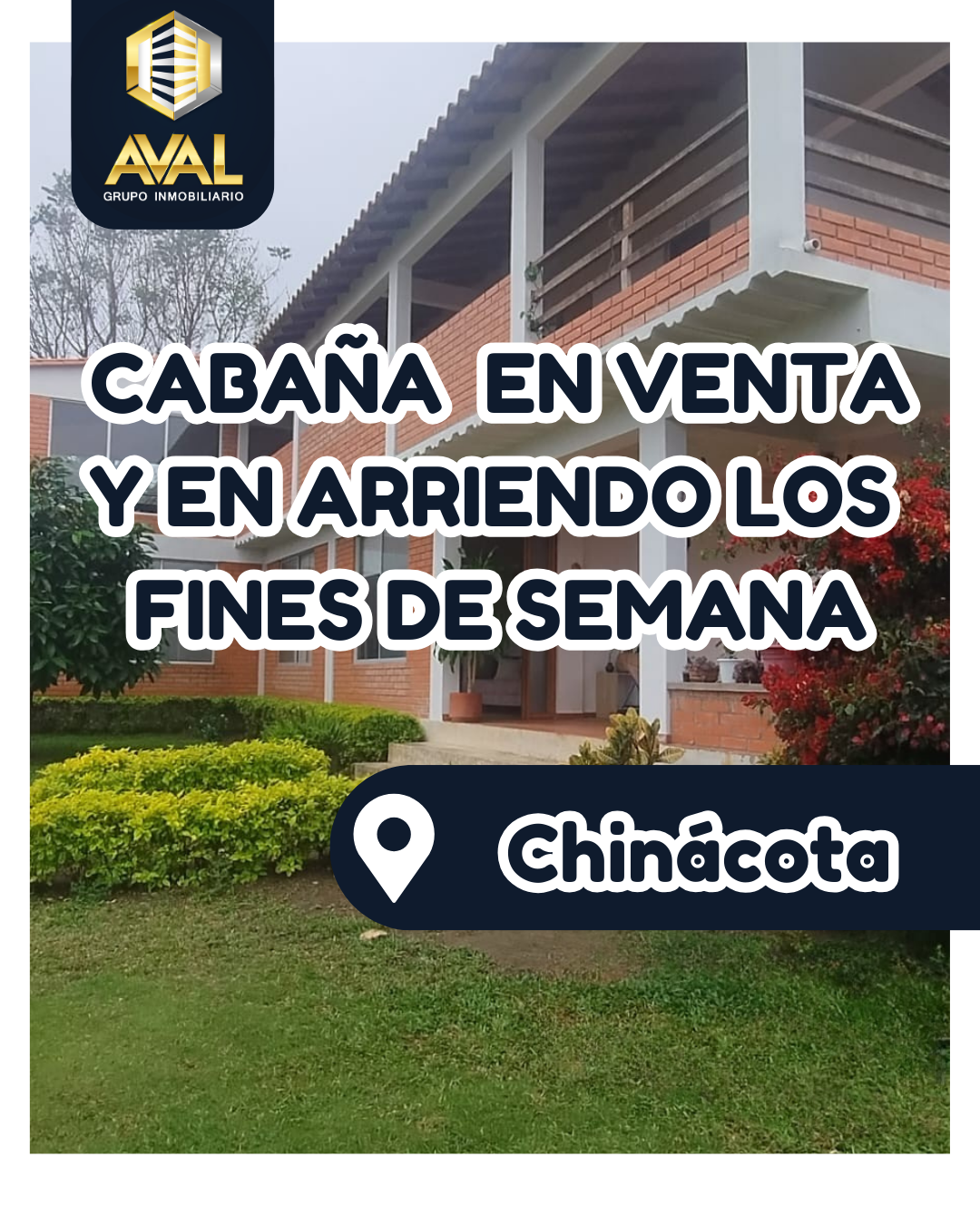 INCREIBLE CABAÑA EN VENTA Y EN ARRIENDO, UBICADA EN CHINÁCOTA 🤩