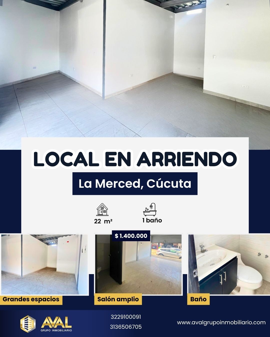 LOCAL COMERCIAL EN ARRIENDO, CÚCUTA 🤩