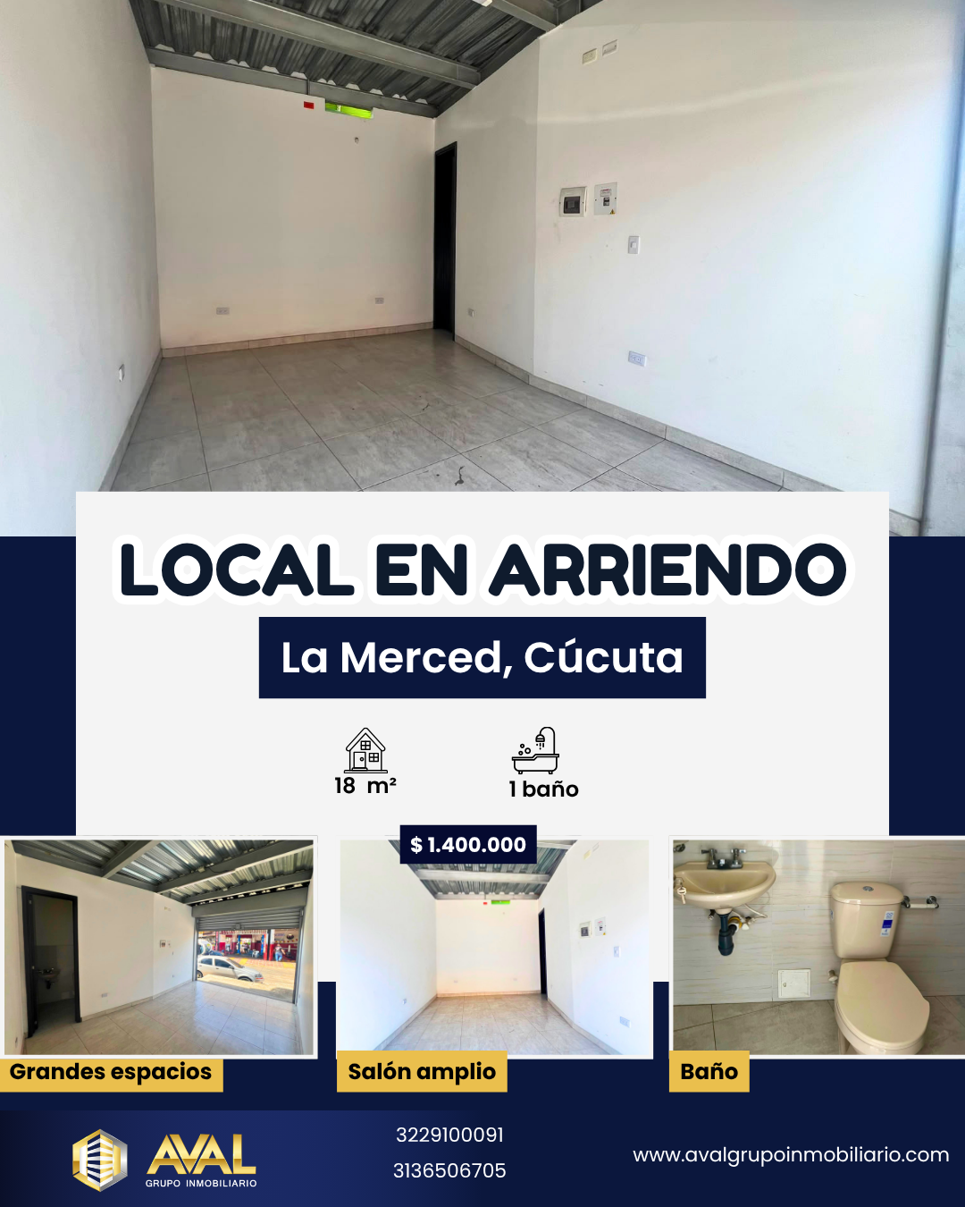 LOCAL COMERCIAL EN ARRIENDO, CÚCUTA L1🤩